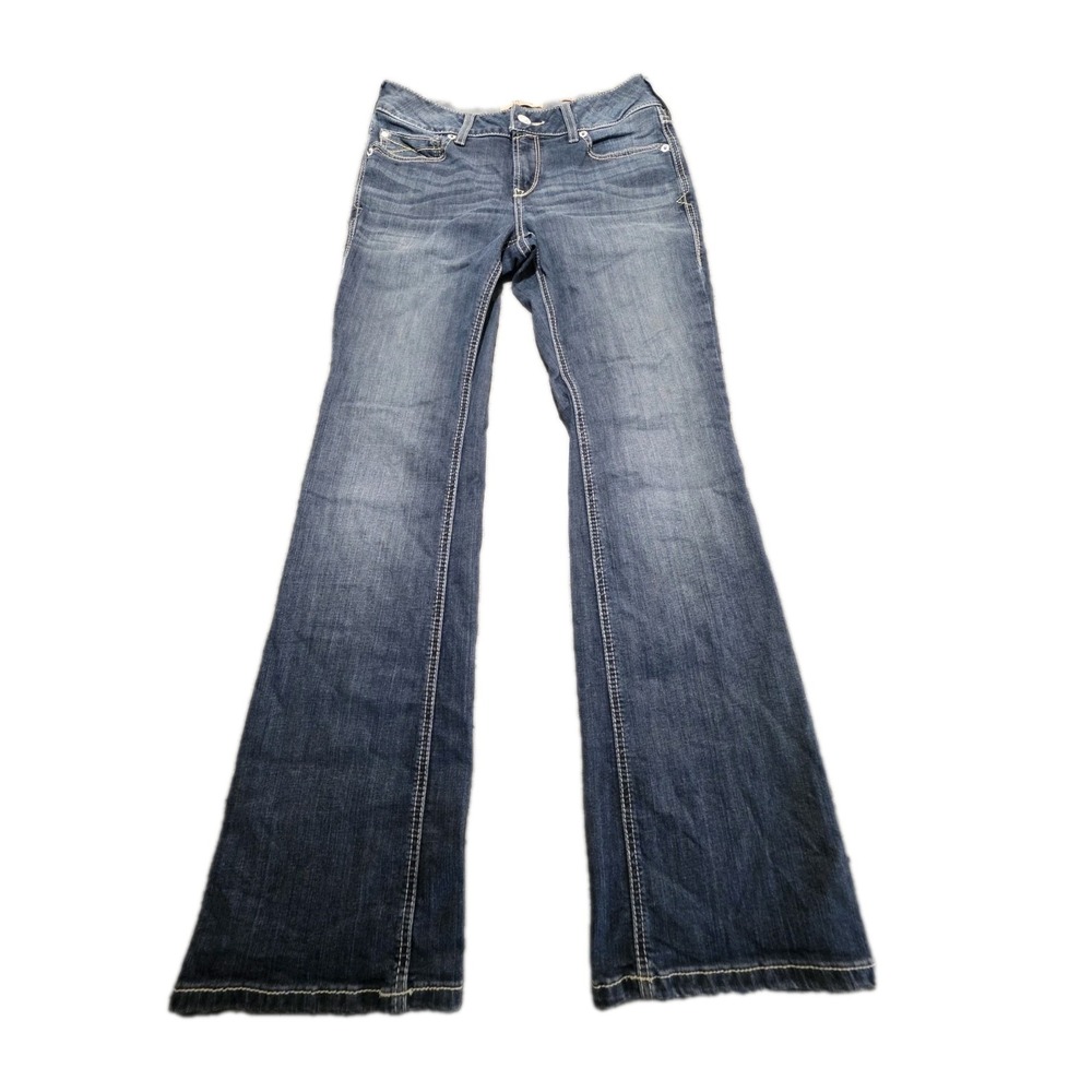 Ariat Real Denim Jeans Womens 29x31 Mid Rise Boot Cut Western Cowgirl Stretch